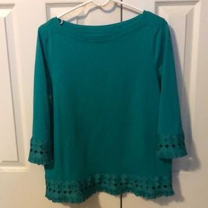 Talbots Pima cotton top
